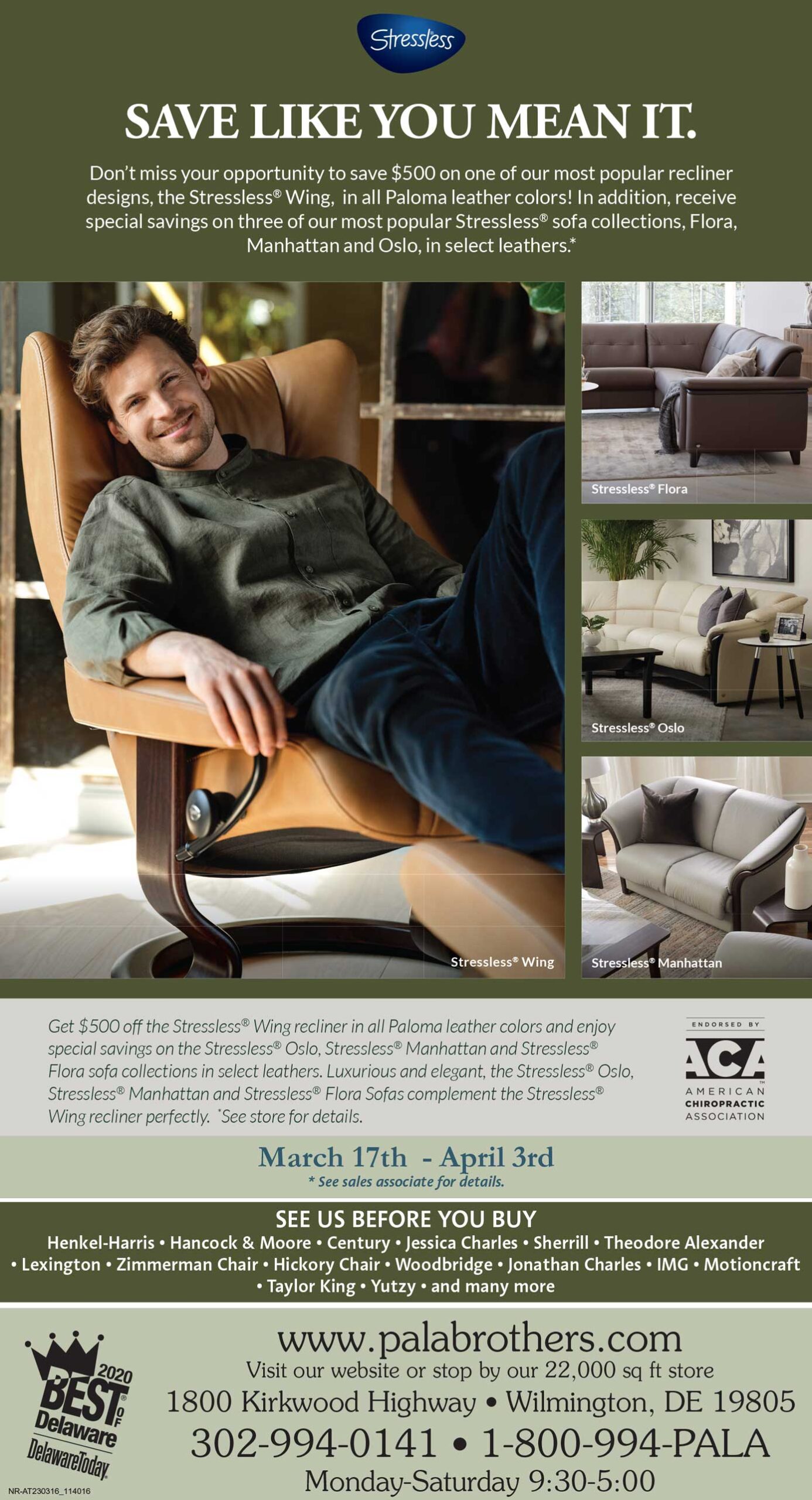 Pala Brothers Furniture Stressless special
